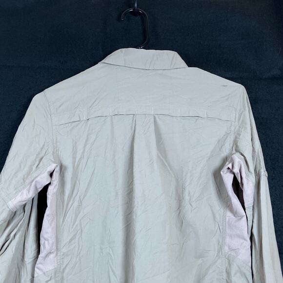 REI CO OP Womens Shirt Brown Sahara Button Down Breathable Stretch XS - Picture 11 of 12